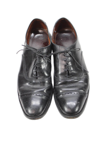 Brooks Brothers Mens Leather Slip-On Dress Loafer Shoes Black Size 10