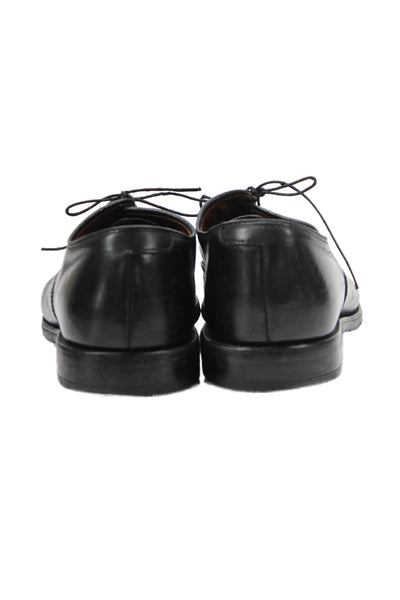 Brooks Brothers Mens Leather Slip-On Dress Loafer Shoes Black Size 10