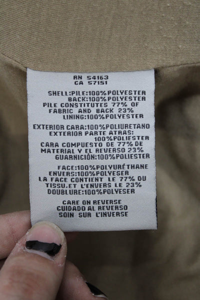 Levi Strauss & Co Womens Beige Bomber Jacket Zip Size XS