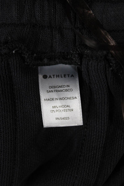 Athleta Women Black Sleeveless Jumpsuit Romper Size S