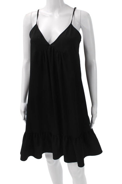 Hatch Women Maternity Slip Trapeze Swing Dress Black Size 1