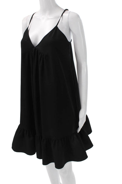 Hatch Women Maternity Slip Trapeze Swing Dress Black Size 1