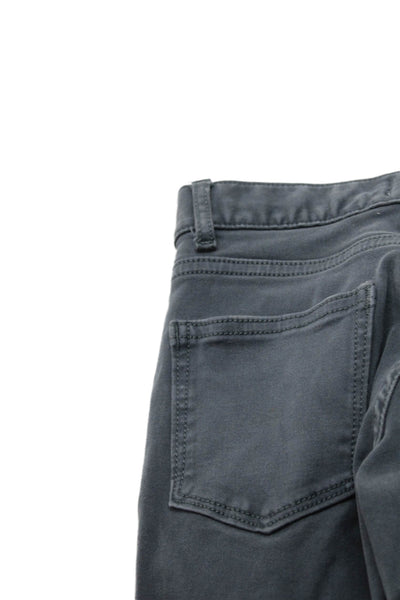 DL1961 Girls Cotton Zippered Pull-On Skinny Ankle Jeans Gray Size 8