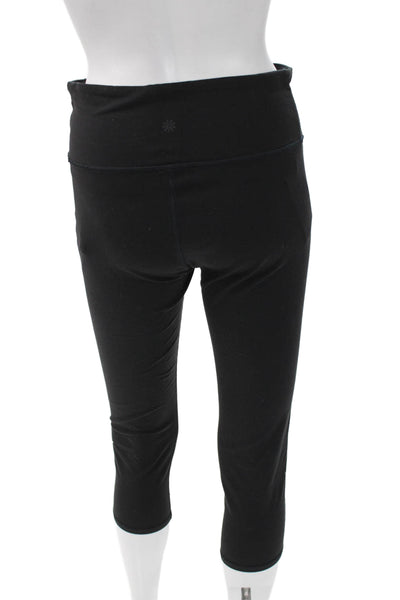 Athleta Women Capri Leggings Black Size M