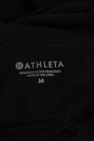 Athleta Women Capri Leggings Black Size M