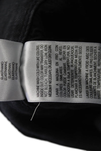 Mother Womens Ankle Cropped High Rise Black Jeans Size 29