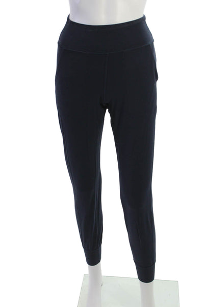 Lululemon Womens Jogger Sweatpants Dark Blue Nylon Blend Solid Size 4