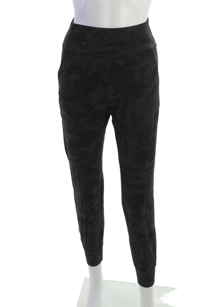 Lululemon Womens Black Camo Nylon Blend Jogger Sweatpants Size 4