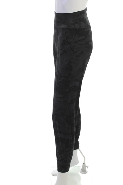 Lululemon Womens Black Camo Nylon Blend Jogger Sweatpants Size 4