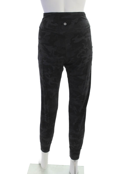 Lululemon Womens Black Camo Nylon Blend Jogger Sweatpants Size 4