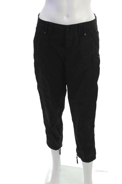 Marrakech Women Capri Cargo Pants Black Size 27