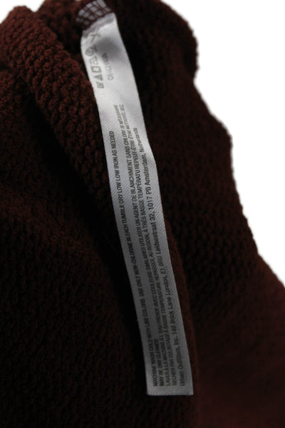 FP Movement Womens Pullover Hoodies Brown Polyester Size S