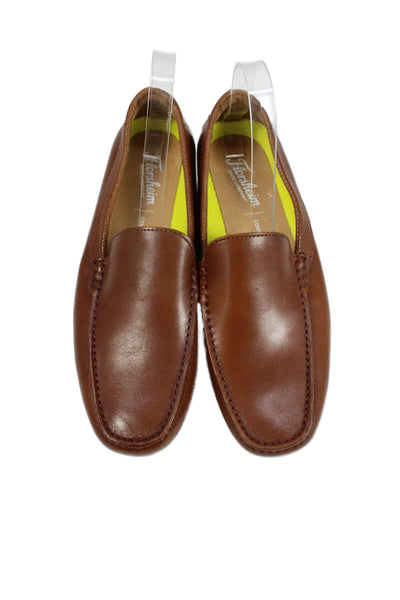 Florsheim Mens Leather Slip On Loafers Brown Size 7.5