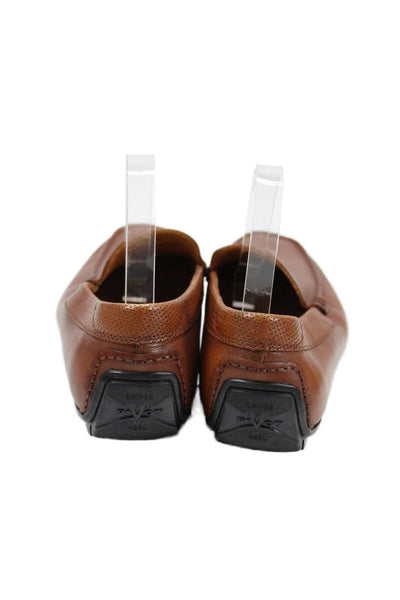 Florsheim Mens Leather Slip On Loafers Brown Size 7.5