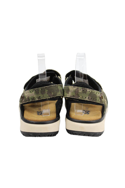 SAS Mens Camouflage Two Strap Sandals Green Size 7.5