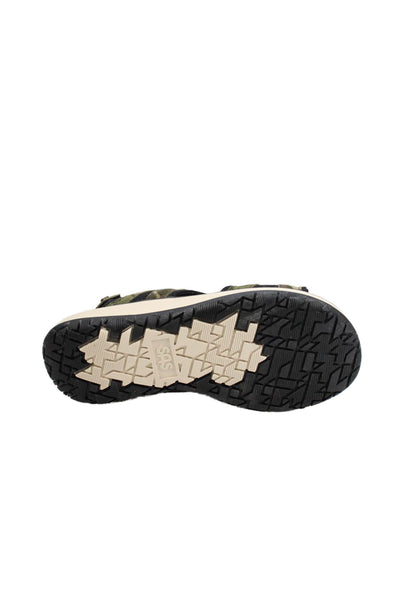 SAS Mens Camouflage Two Strap Sandals Green Size 7.5