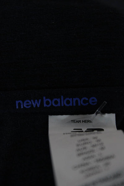 New Balance Women Full Zip Sweatshirt Dark Blue Size M