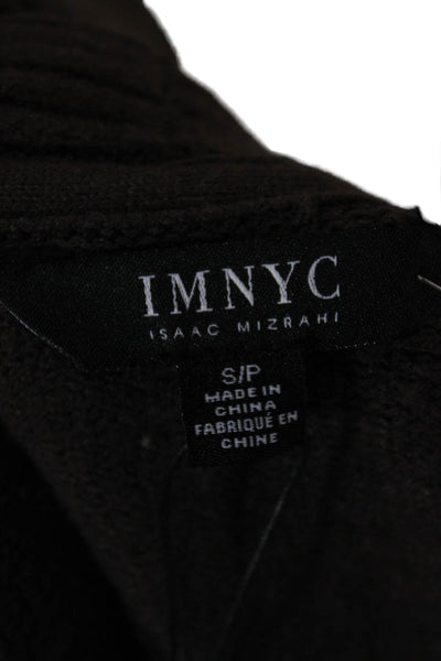 Isaac Mizrahi Women Cardigan Sweater Brown Viscose Blend Long Sleeve Size S