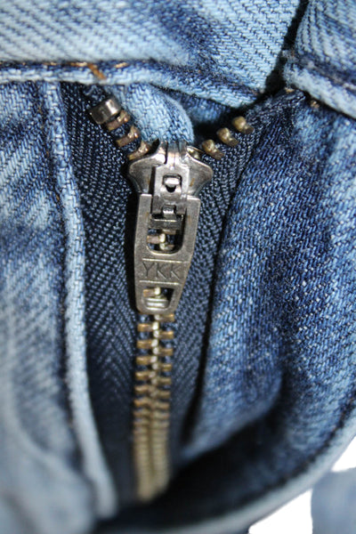 Pistola Womens Straight Wide Leg High Rise Blue Jeans Size 26