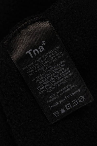 TNA Womens Full Zip Hoodie Black Size 3