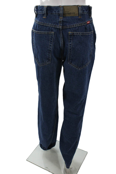 Wrangler Mens Straight Dark Blue High Rise Jeans Size 26