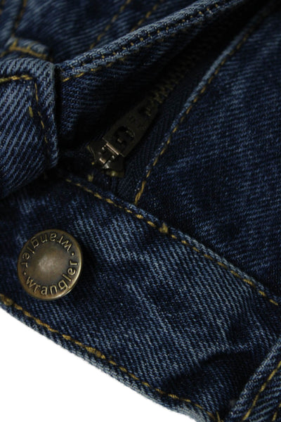 Wrangler Mens Straight Dark Blue High Rise Jeans Size 26