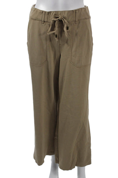 Wit & Wisdom Women Beige Drawstring Jogger Pants 29in Inseam Size XS