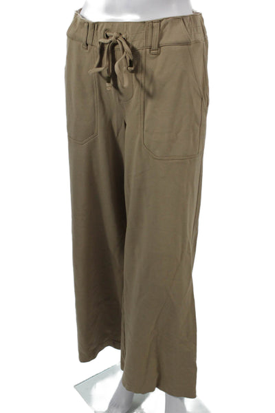 Wit & Wisdom Women Beige Drawstring Jogger Pants 29in Inseam Size XS