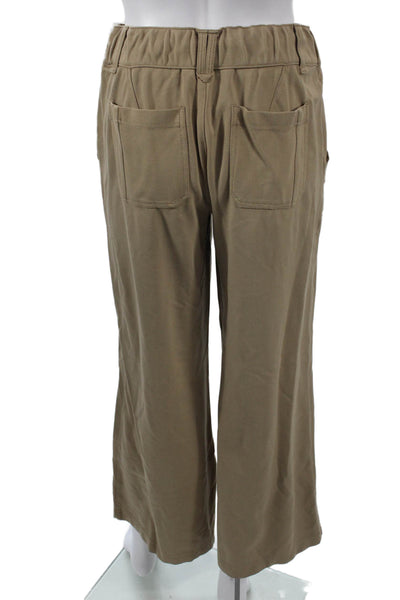 Wit & Wisdom Women Beige Drawstring Jogger Pants 29in Inseam Size XS