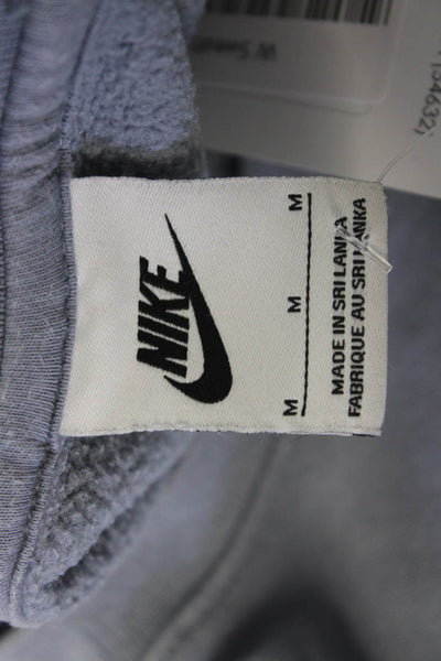 Nike Womens Pullover Sweatshirt Gray Long Sleeve Crew Neck Size M