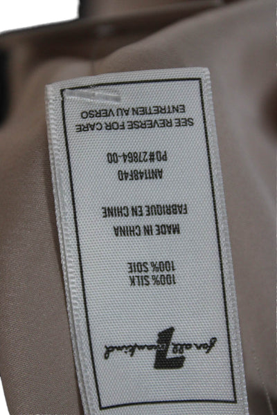 7 For All Mankind Womens Beige Silk Camisole Size S