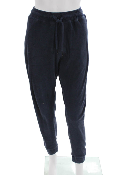 ONIA Mens Dark Blue Jogger Sweatpants Cotton Blend Drawstring Inseam 26 Size M