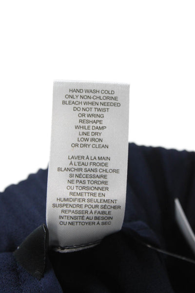Tahari Women Dark Blue Ankle Dress Pants Polyester Spandex 27in Inseam Size 10