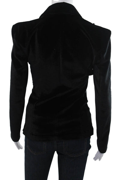 Faith Connexion Women Collared Black Blazer Button Size S