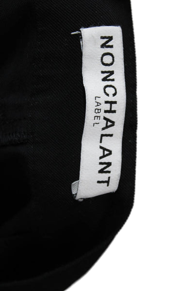 Nonchalant Label Womens Dress Pants Black 92% Rayon 8% Polyester Size XS