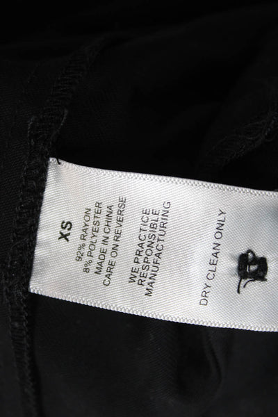 Nonchalant Label Womens Dress Pants Black 92% Rayon 8% Polyester Size XS
