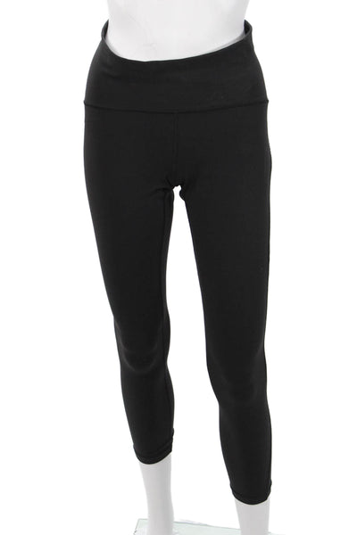 Lululemon Womens Ankle Leggings Black Nylon Blend Size 6