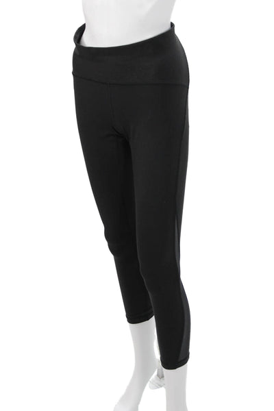 Lululemon Womens Ankle Leggings Black Nylon Blend Size 6