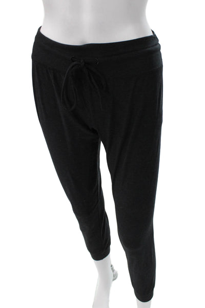 Beyond Yoga Women Jogger Sweatpants Black Drawstring 94% Polyester Size XS