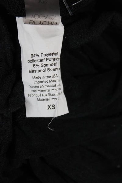 Beyond Yoga Women Jogger Sweatpants Black Drawstring 94% Polyester Size XS