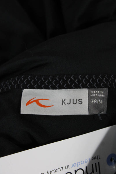Kjus Womens Black Mock Neck Zip Jacket 92% Polyester 8% Elasthan Size M