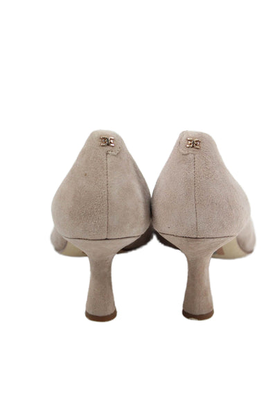 Sam Edelman Womens Suede Pointed Toe Heels Blush Size 8.5M