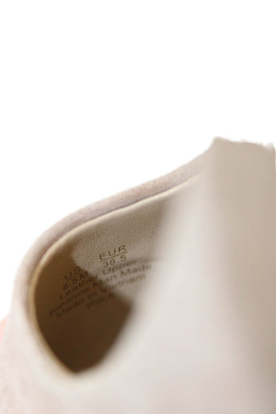 Sam Edelman Womens Suede Pointed Toe Heels Blush Size 8.5M