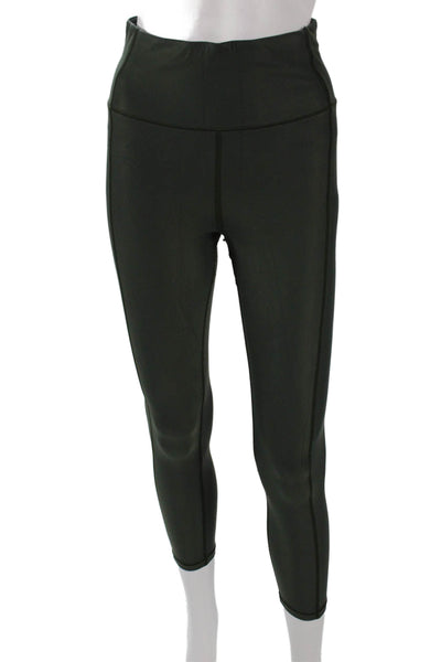 Sweaty Betty Women Nylon Ankle Leggings Army Green Size M