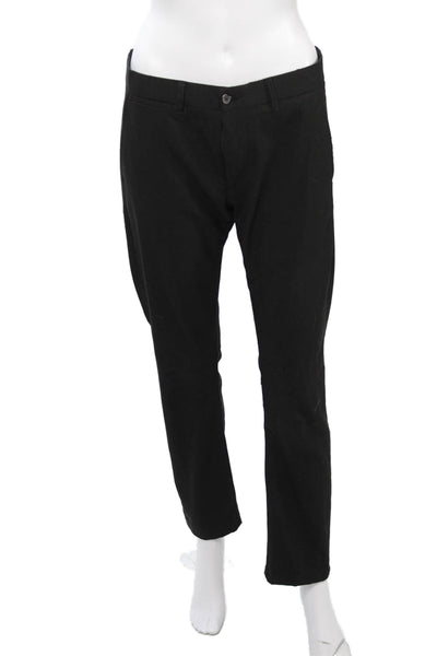 Zara Mens Dress Pants Chino Black Polyester Button Fly Size 30