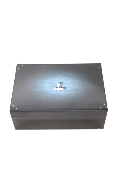 Cartier Unisex Adults Plane Motif Watch Box Black Blue Combo Size 4"X7.5"X11"