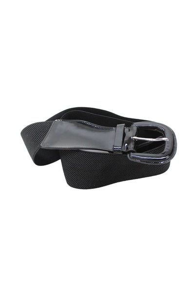 Lauren Ralph Lauren Women's Buckle Closure Wide Belt Black Size 52