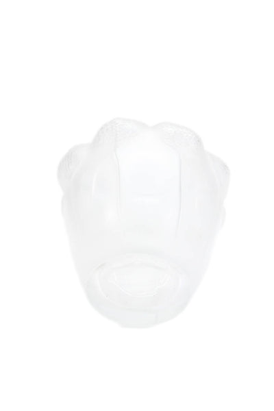 Lalique France Vintage Crystal Bali Vase 6.75" Tall