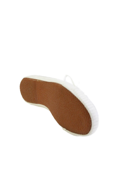 Tretorn Womens Canvas Lace Up Low Top Sneakers White Size 7