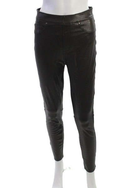 Spanx by Sara Blakely Women Black Biker Jegging Pants Size S